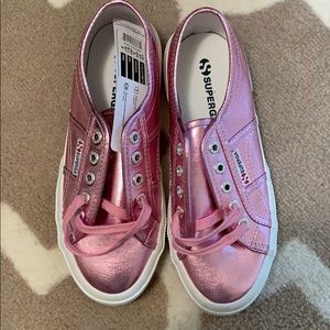 Metallic Pink Supergas Size 6.5